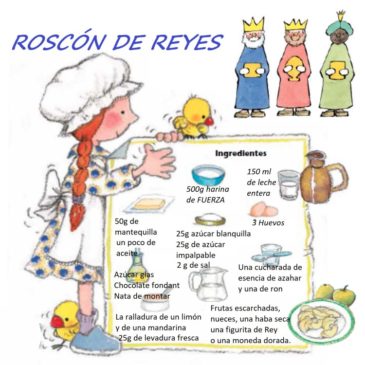 RECETA DE ROSCÓN DE REYES
